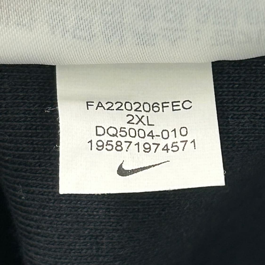 나이키 어센틱 트랙 자켓 블랙-화이트 XXL 상품이미지7