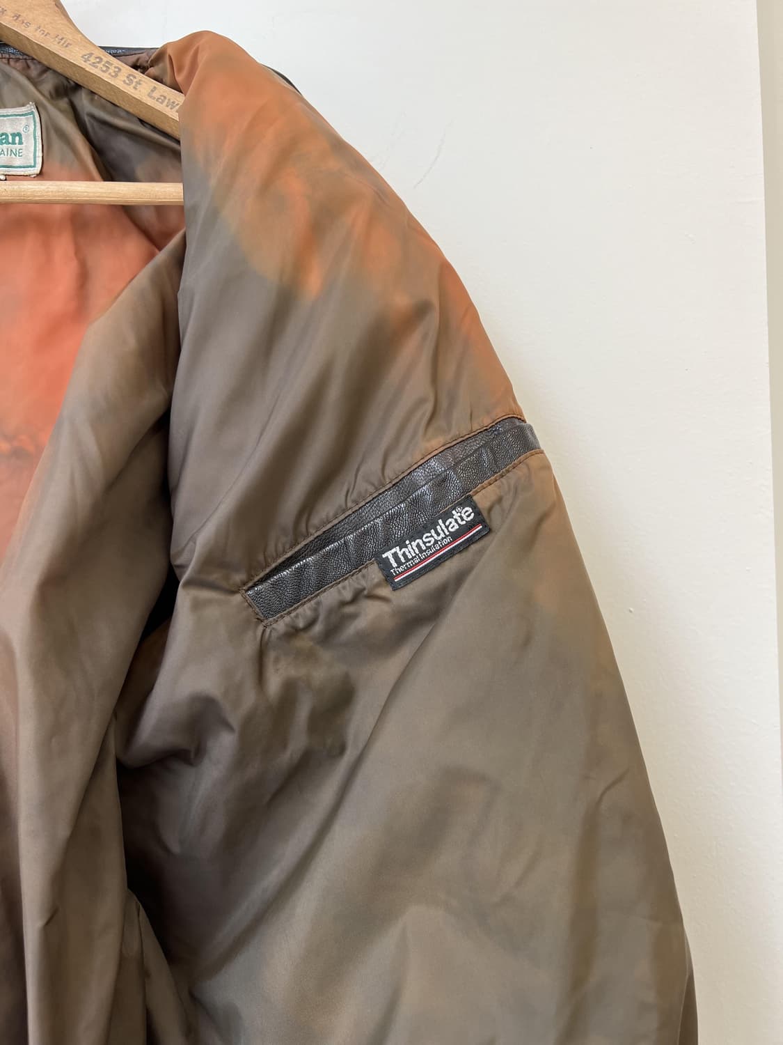L.L.Bean Leather Flight Jacket 상품이미지7
