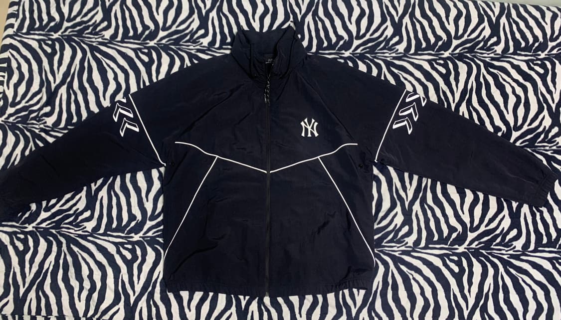 MLB 씸볼 히든후드 바람막이 바지 세트 상품이미지2