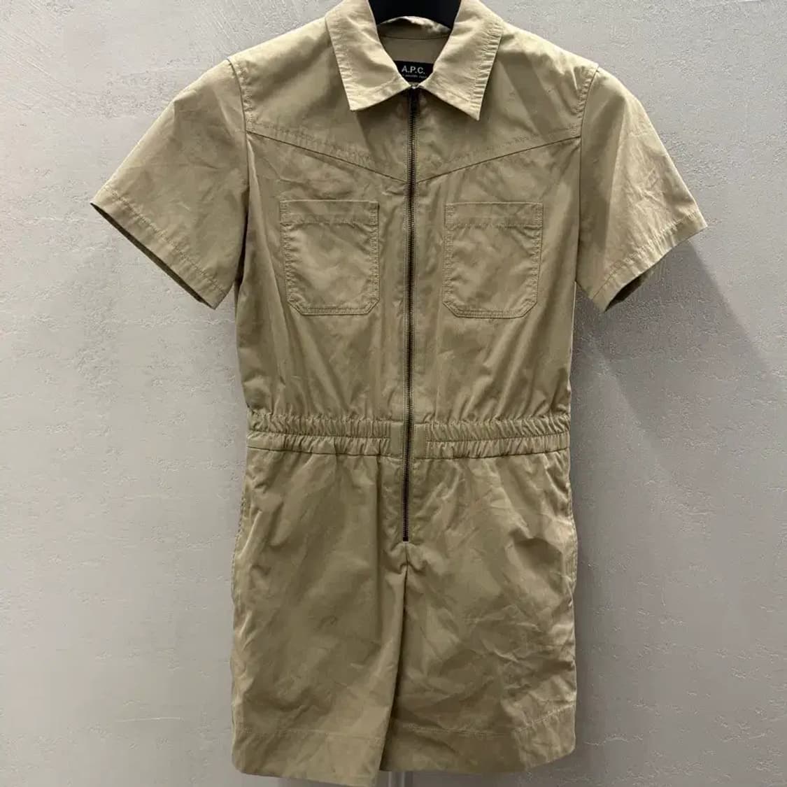 A.P.C 아페세 반팔 집업 점프수트 36 상품이미지2