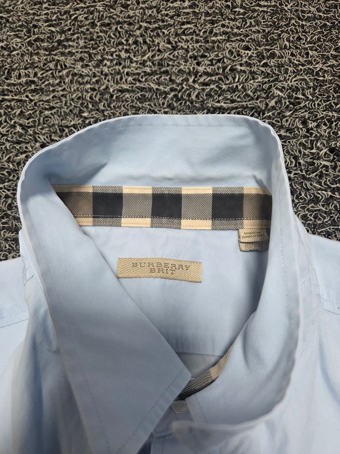 버버리 셔츠/2XL/블루(7) 상품이미지4