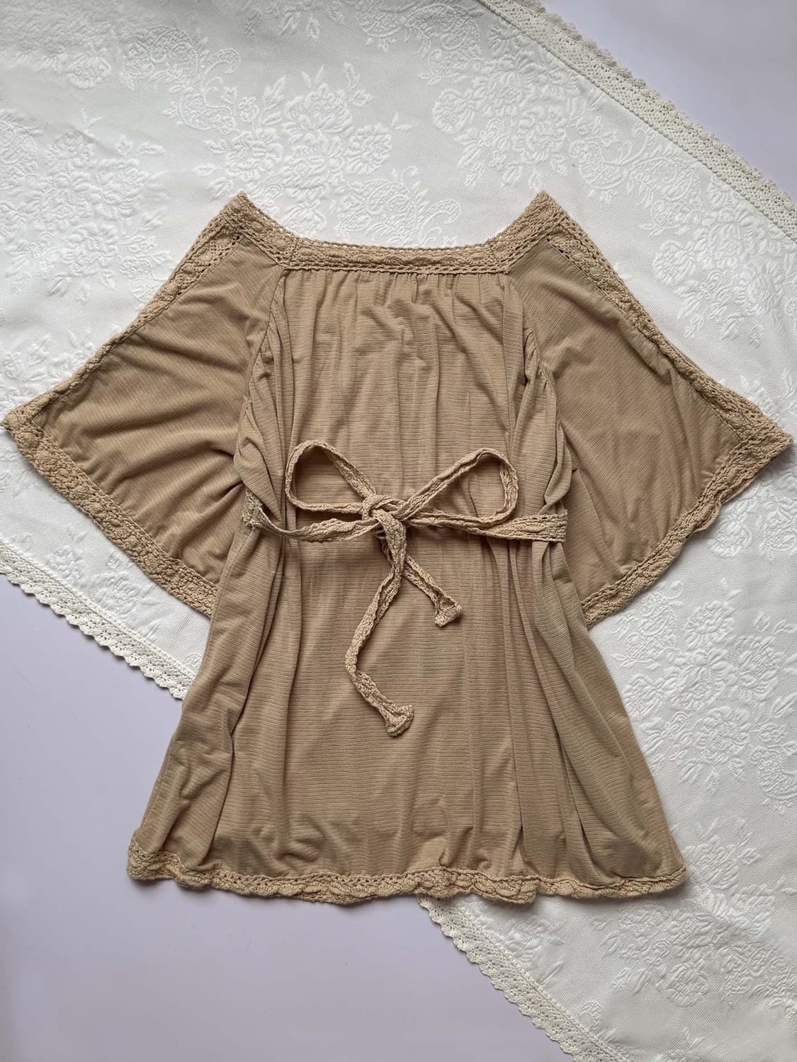 Square-neck Cotton Blouse 0290 상품이미지6