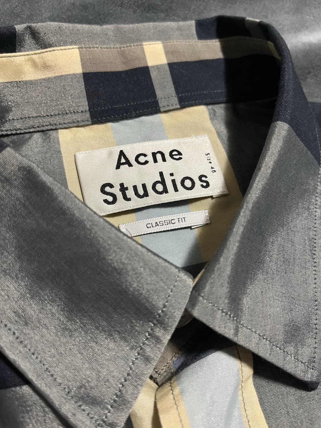 아크네스튜디오 제프리 멀티 체크셔츠 상품이미지3