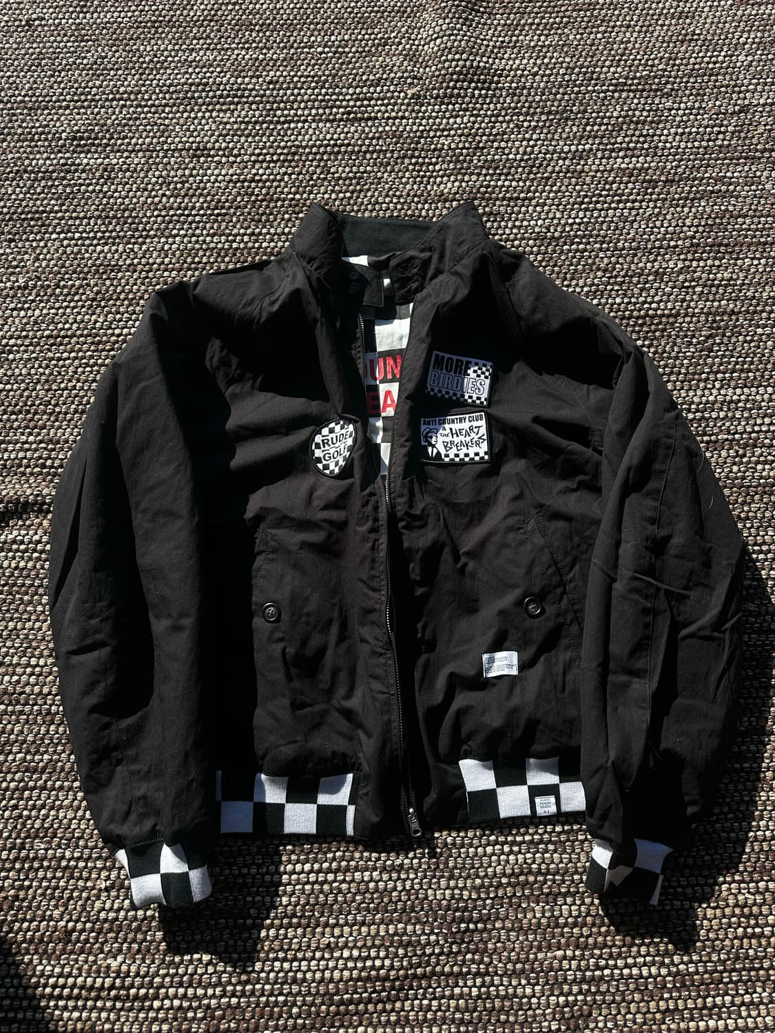 베드윈 체커보드 리버시블 자켓 상품이미지3