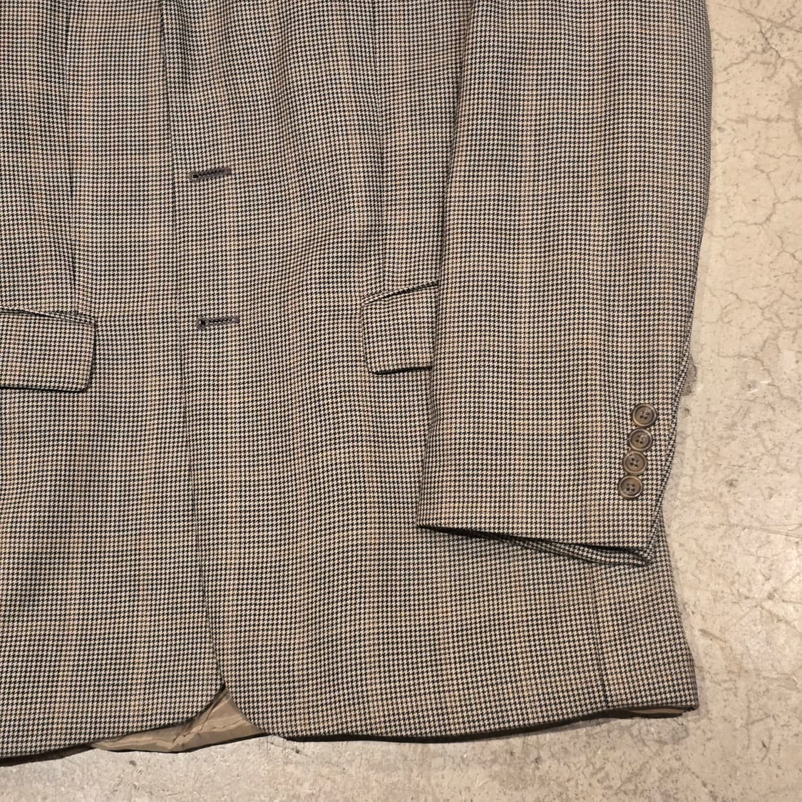 90s CHAPS Ralph Lauren 클래식 하운드투스 체크 재킷 상품이미지4