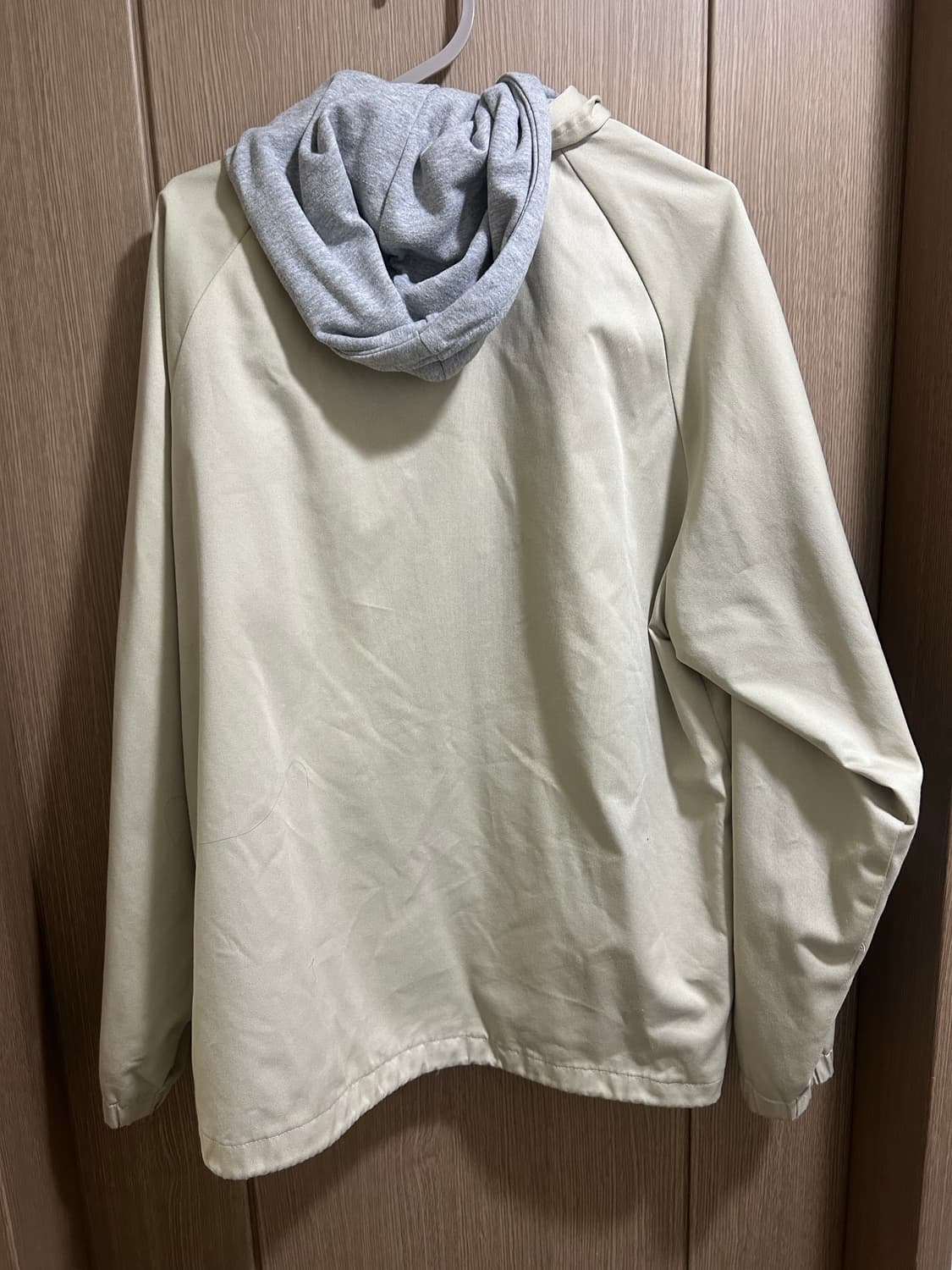 아이보리 후드 야상 자켓 상품이미지2