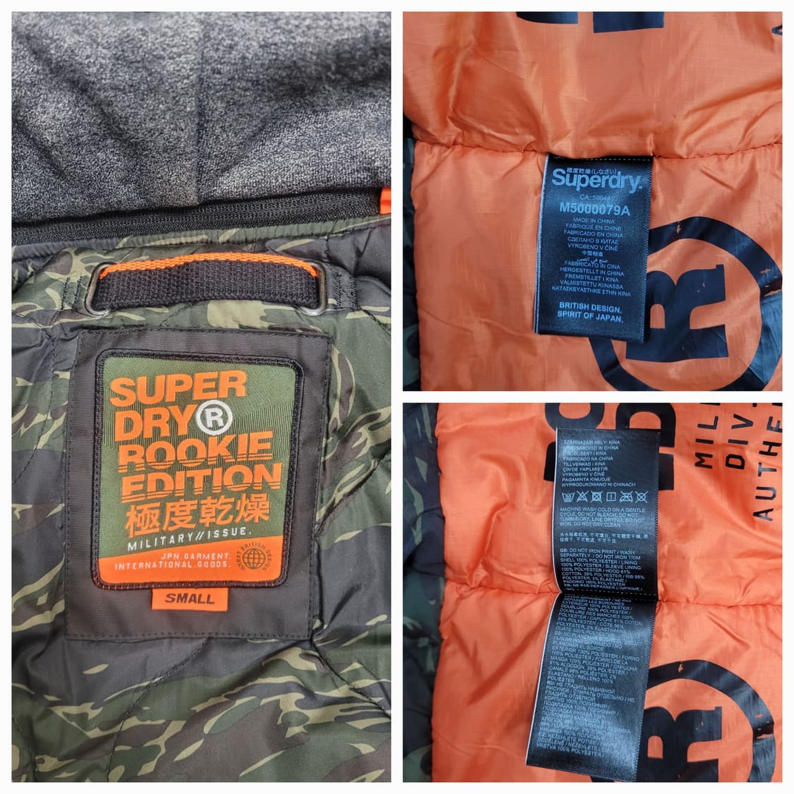 SUPRE DRY슈퍼드라이 루키 플라이트 봄버 자켓 / 남 S
 상품이미지8