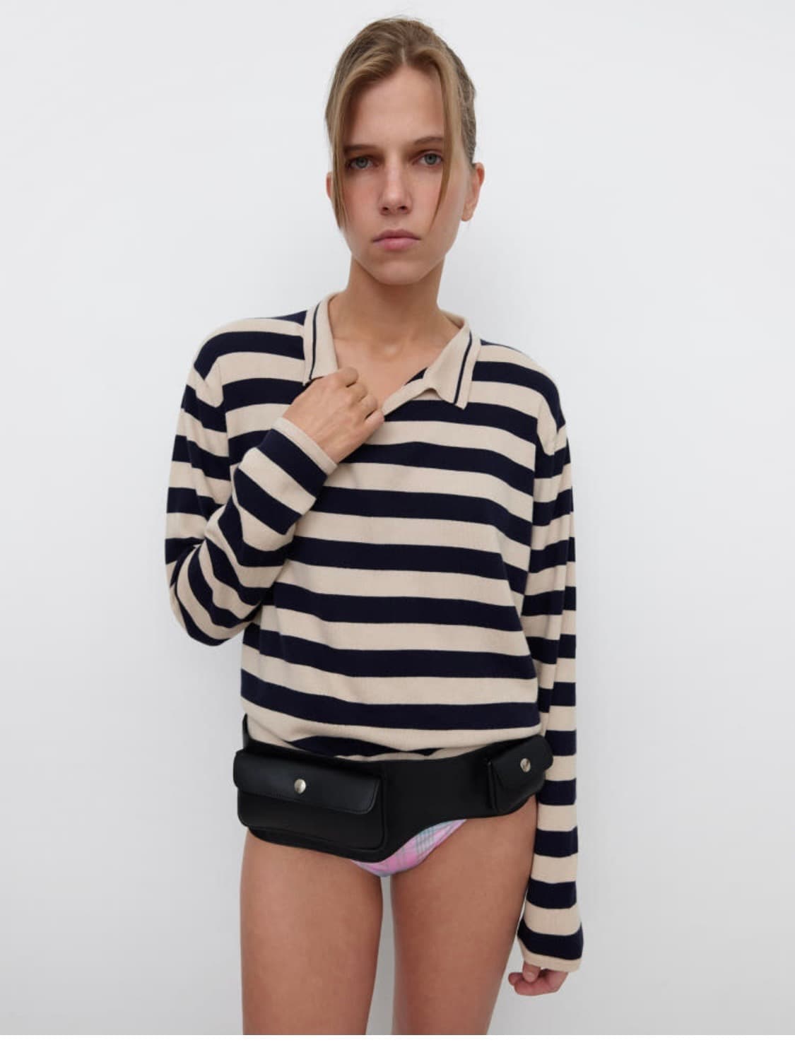 Gimaguas 기마구아스 스트라이프 폴로니트 상품이미지1