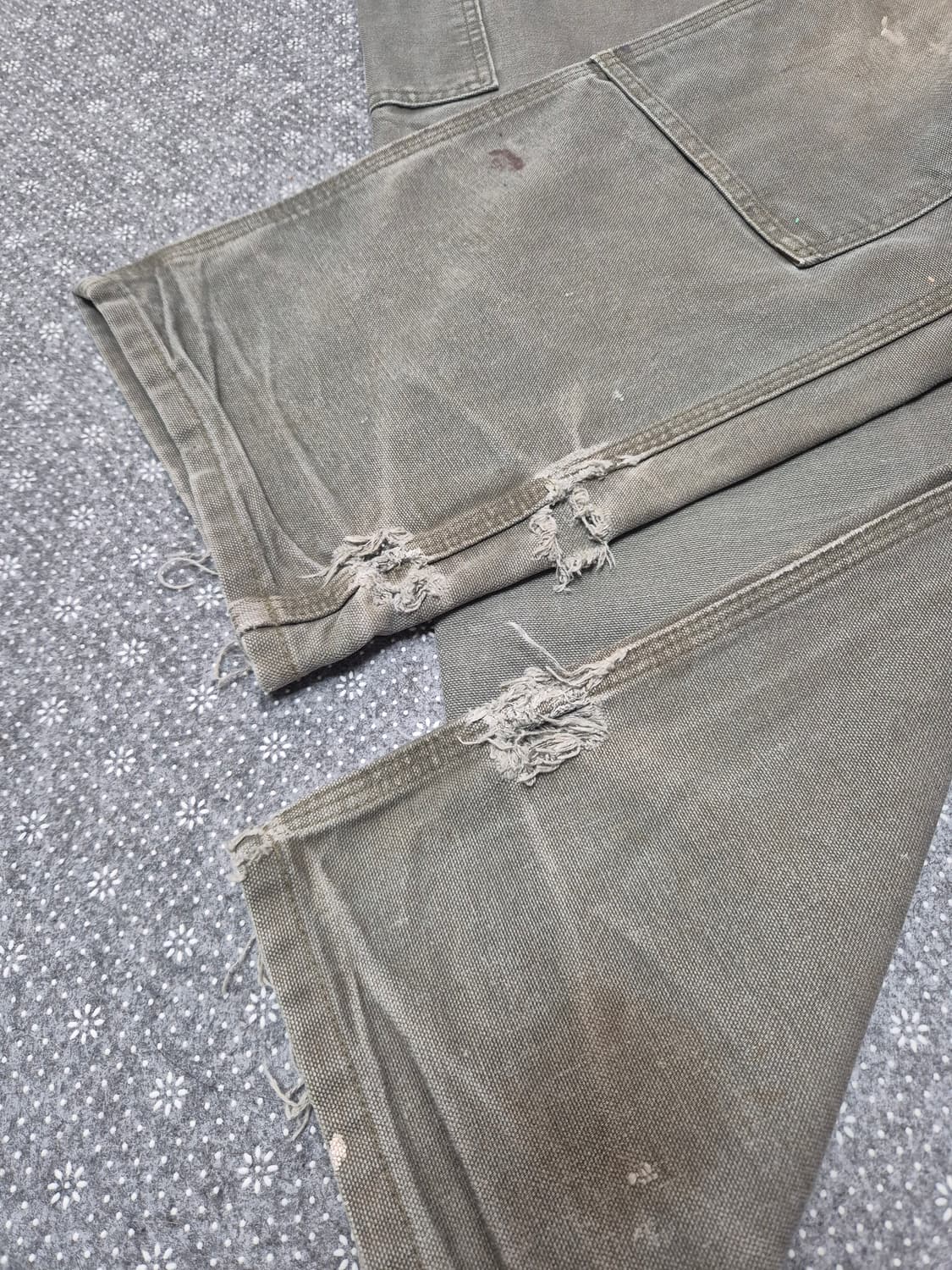 [32]칼하트 더블니 모스그린 -287 상품이미지3