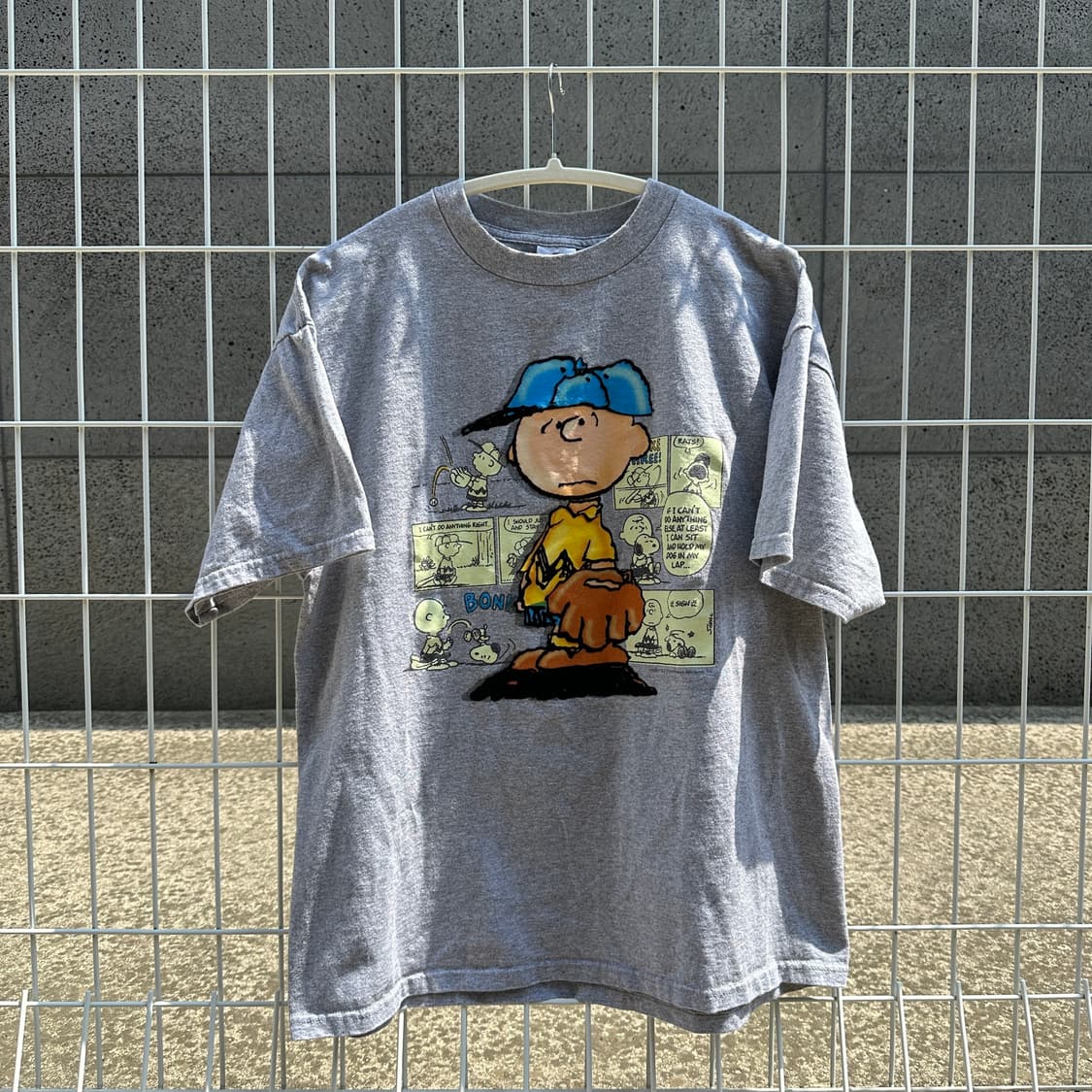 00‘s charlie brown comics t shirt 상품이미지1