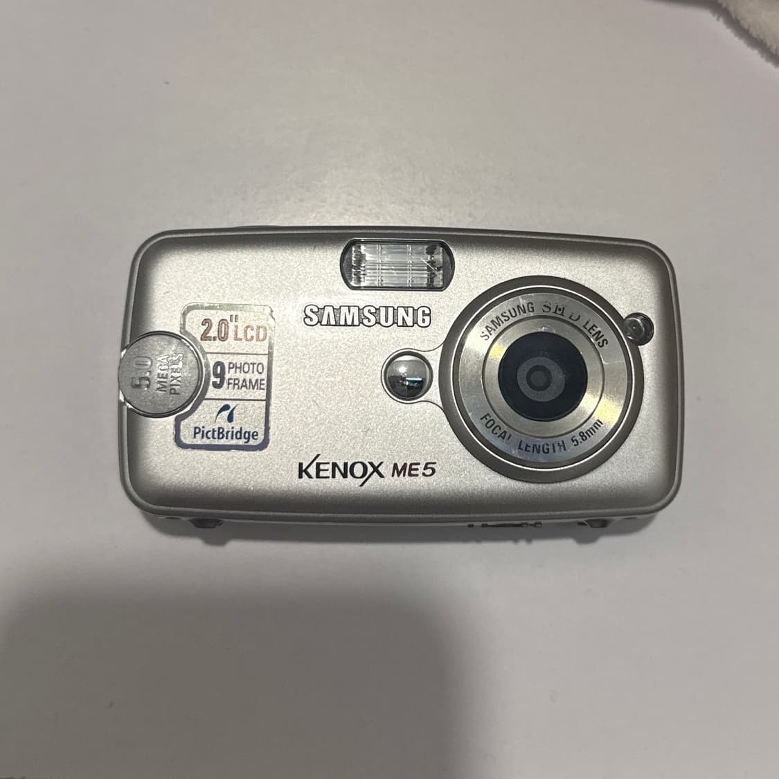 삼성 케녹스 kenox me5 실버 디카 판매 (작례 o) 상품이미지1