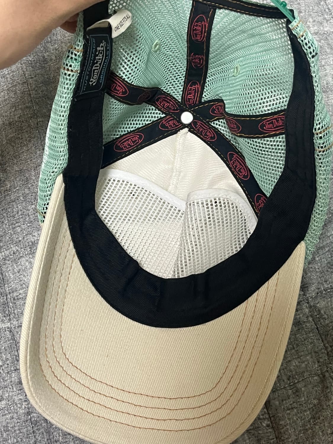 본더치 그린 매쉬캡 모자 상품이미지2