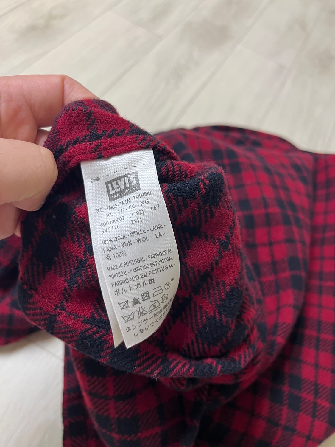 리바이스빈티지클로딩 Lvc울오버 셔츠 자켓 XL사이즈 상품이미지7