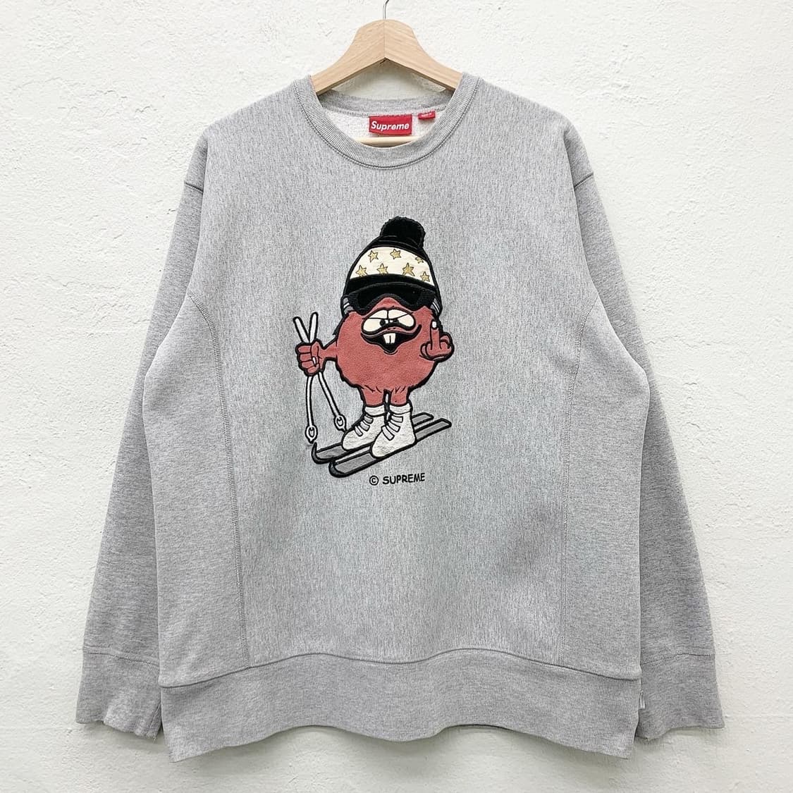 슈프림 2002 그레이 카마초 크루넥 스웻셔츠 상품이미지3