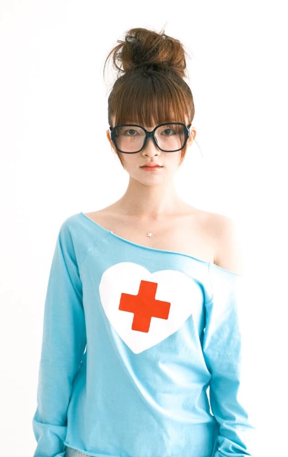 [구해요] 샵페어리 체리쉬 컷오프 탑 민트  상품이미지1