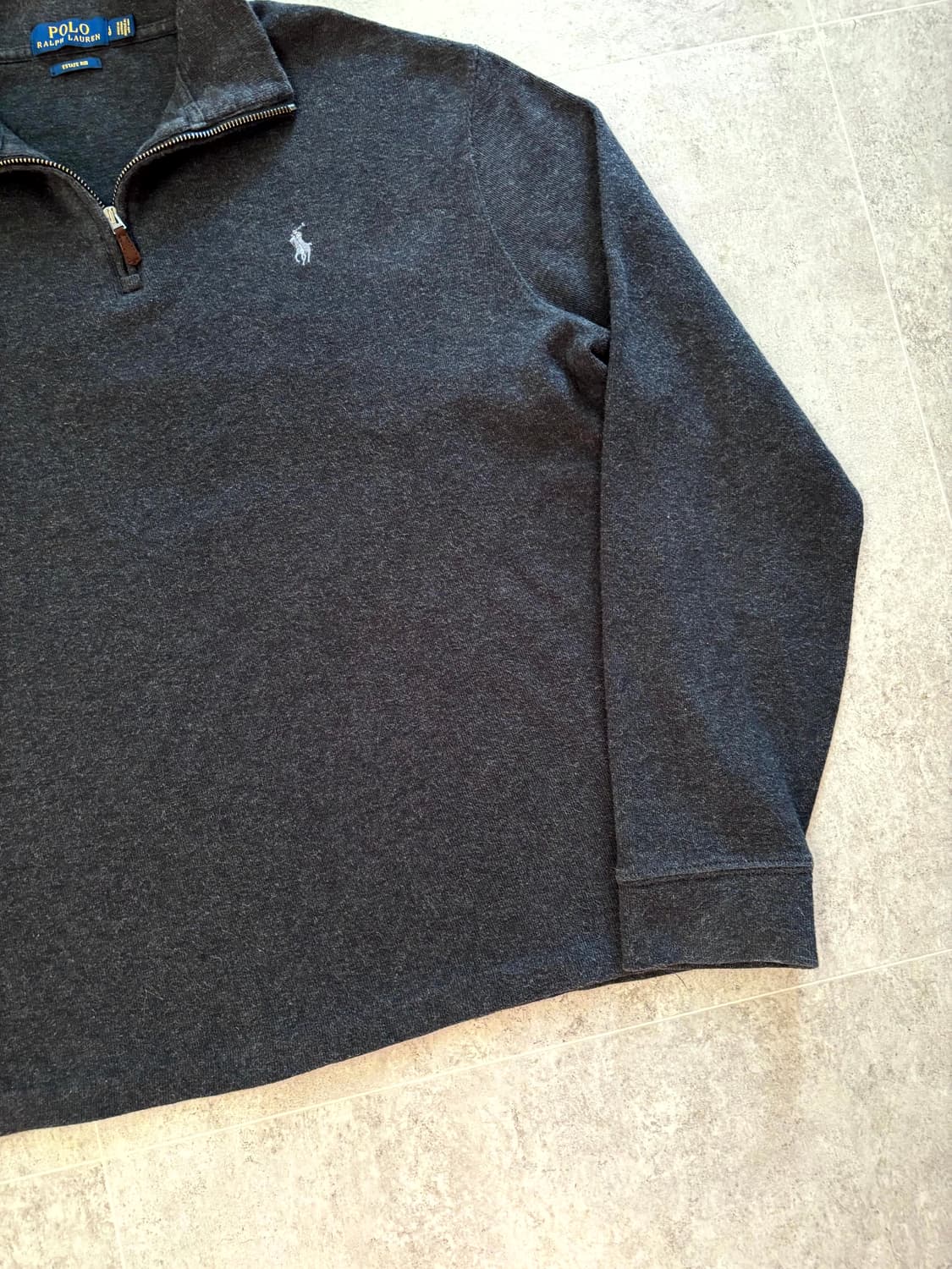 폴로 랄프로렌 1/4 Zip 풀 오버 스웨터 L 상품이미지5
