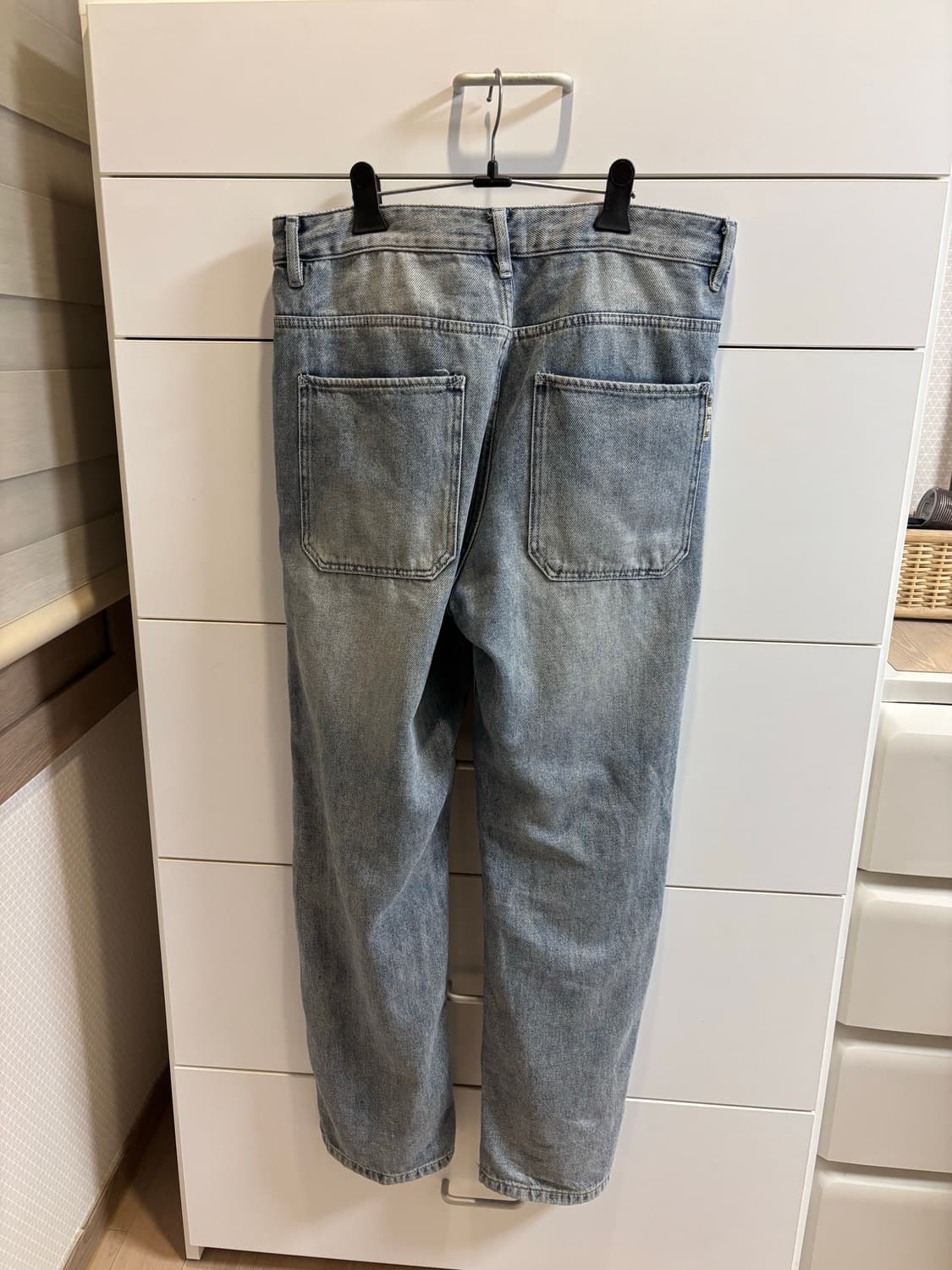 일본 데님 브랜드 peak-blue 드레이프 와이드 청바지 상품이미지9