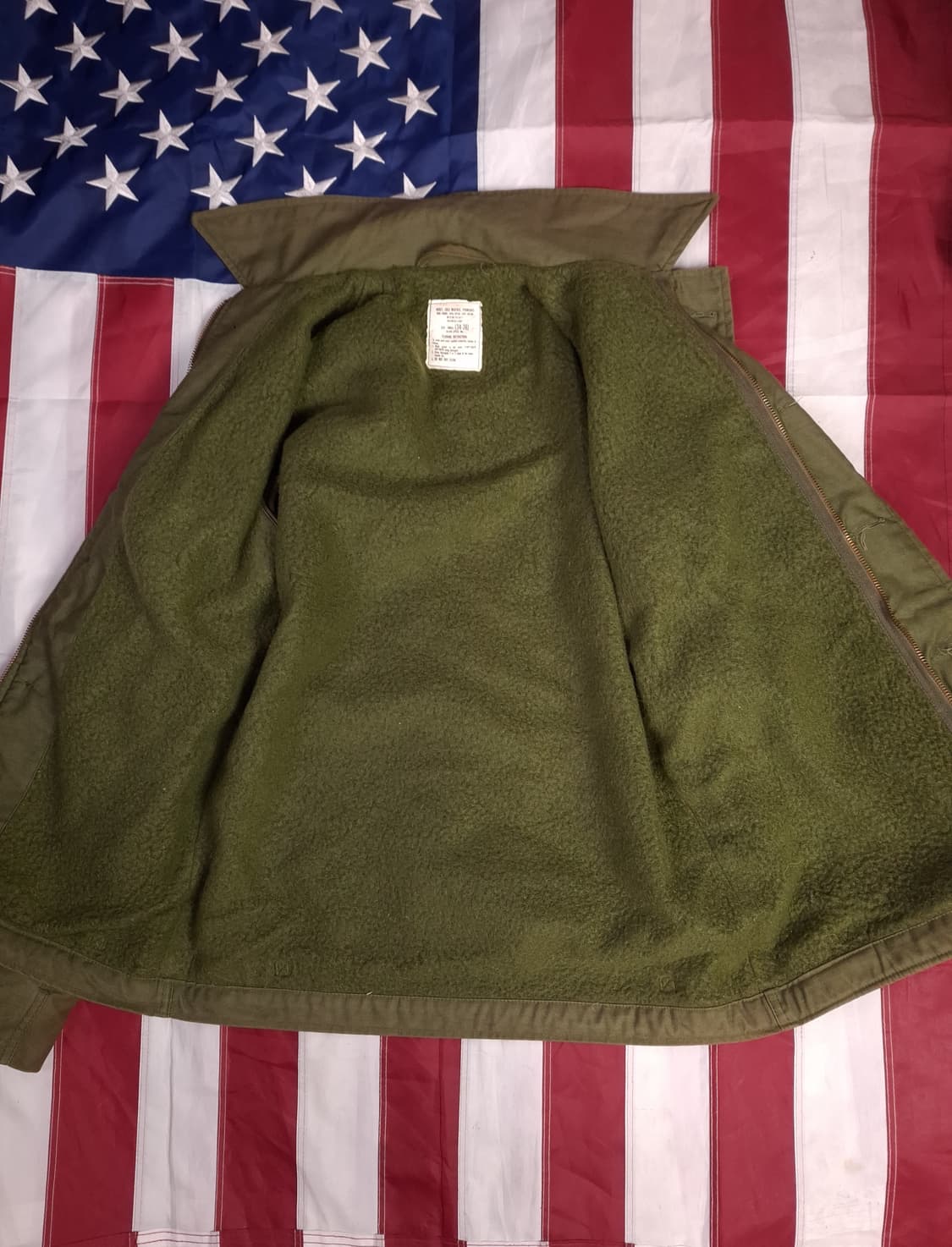 새제품급 오리지날 80's 미해군 A-2 덱자켓 상품이미지10