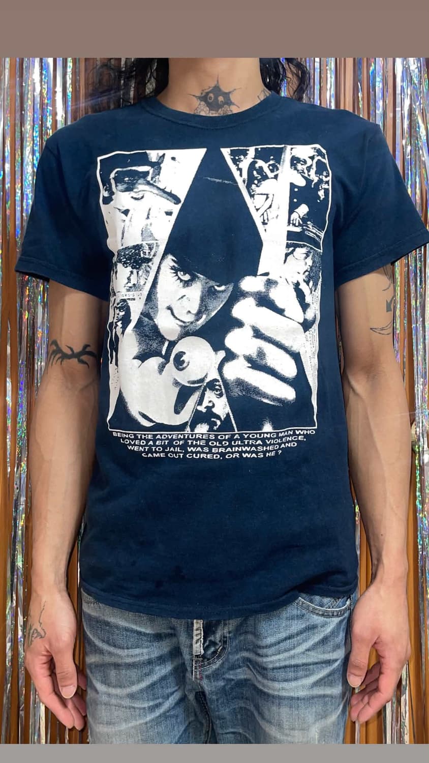 Vintage 00s Clockwork Orange Tshirt 상품이미지1