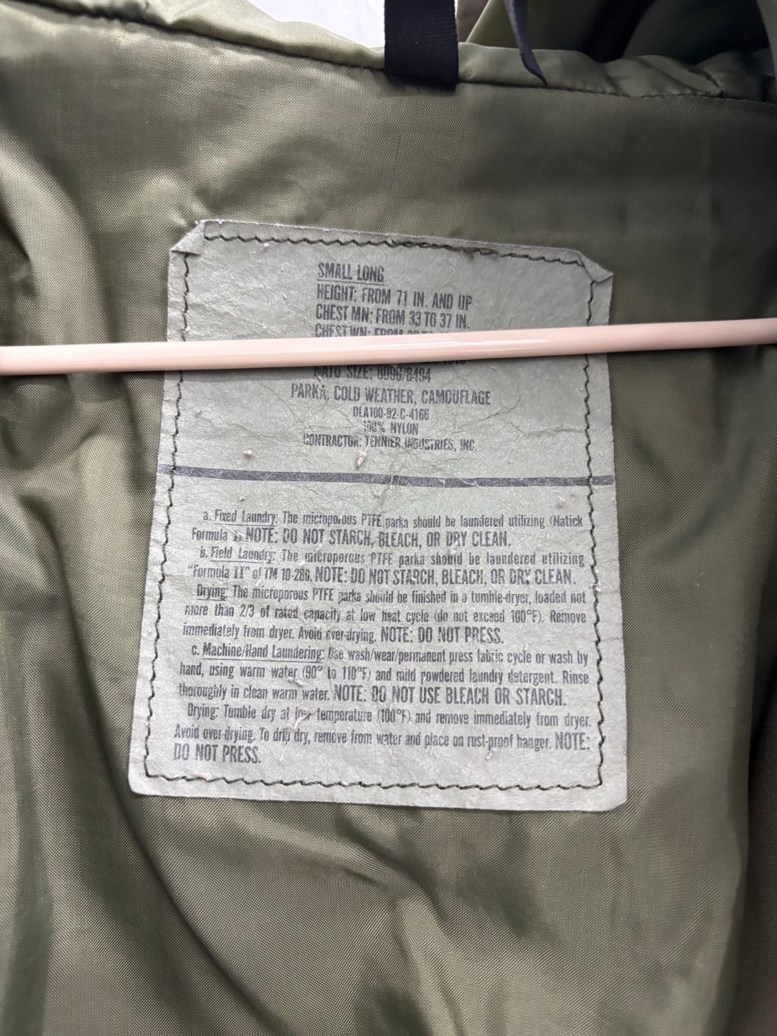 US 미군 우드랜드 고어택스 바람막이 자켓 상품이미지4