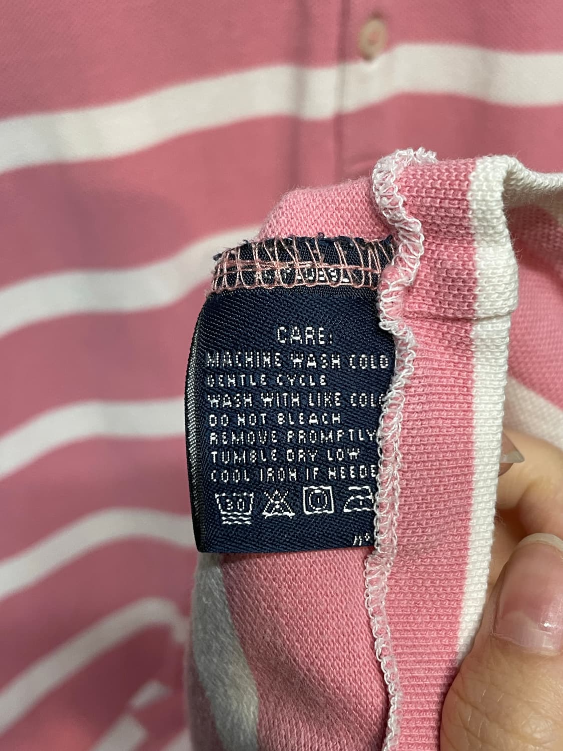 폴로 랄프로렌 스트라이프 핑크 원피스 상품이미지7