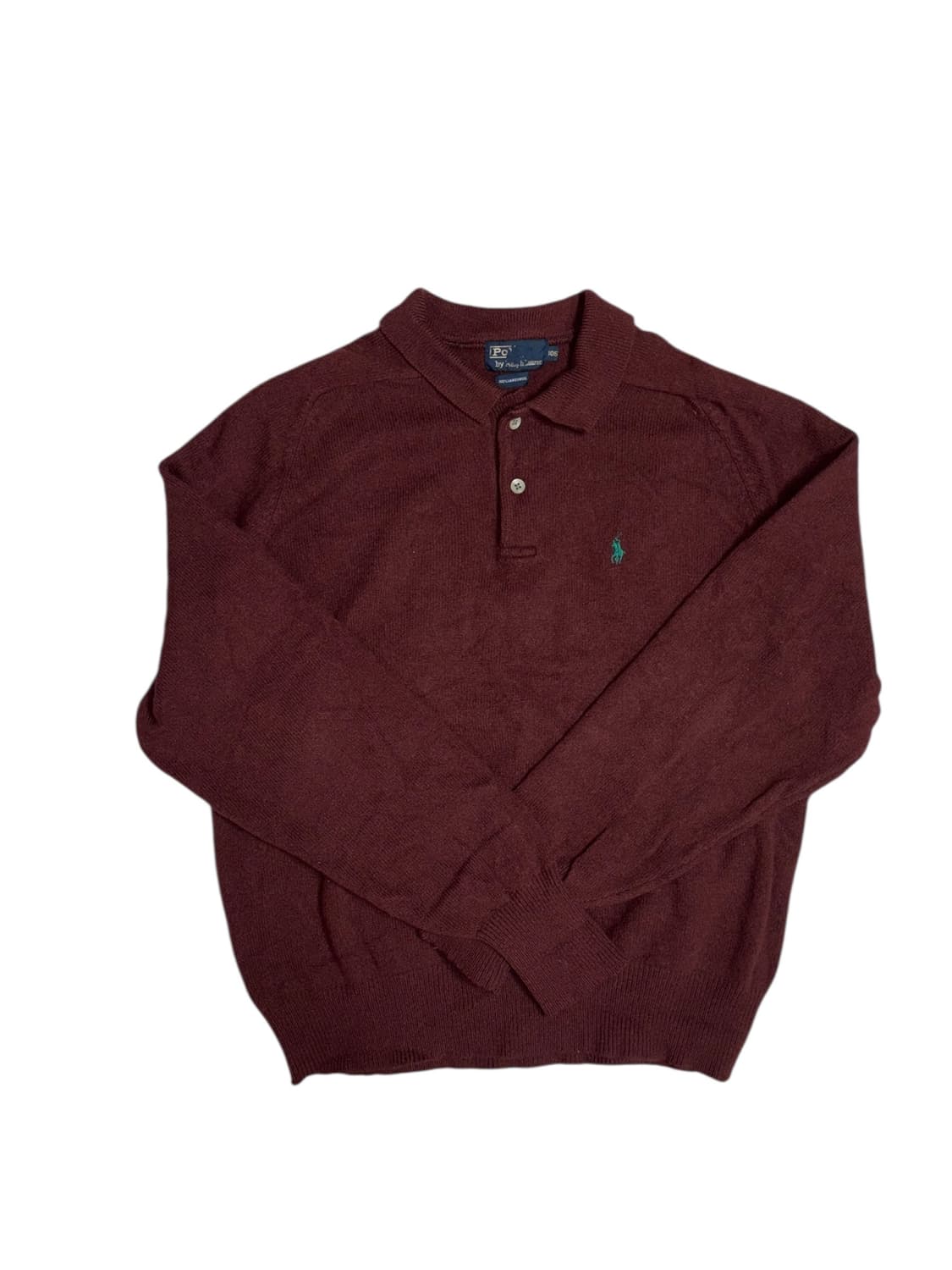 폴로 랄프로렌 빈티지 버건디 니트 상품이미지5