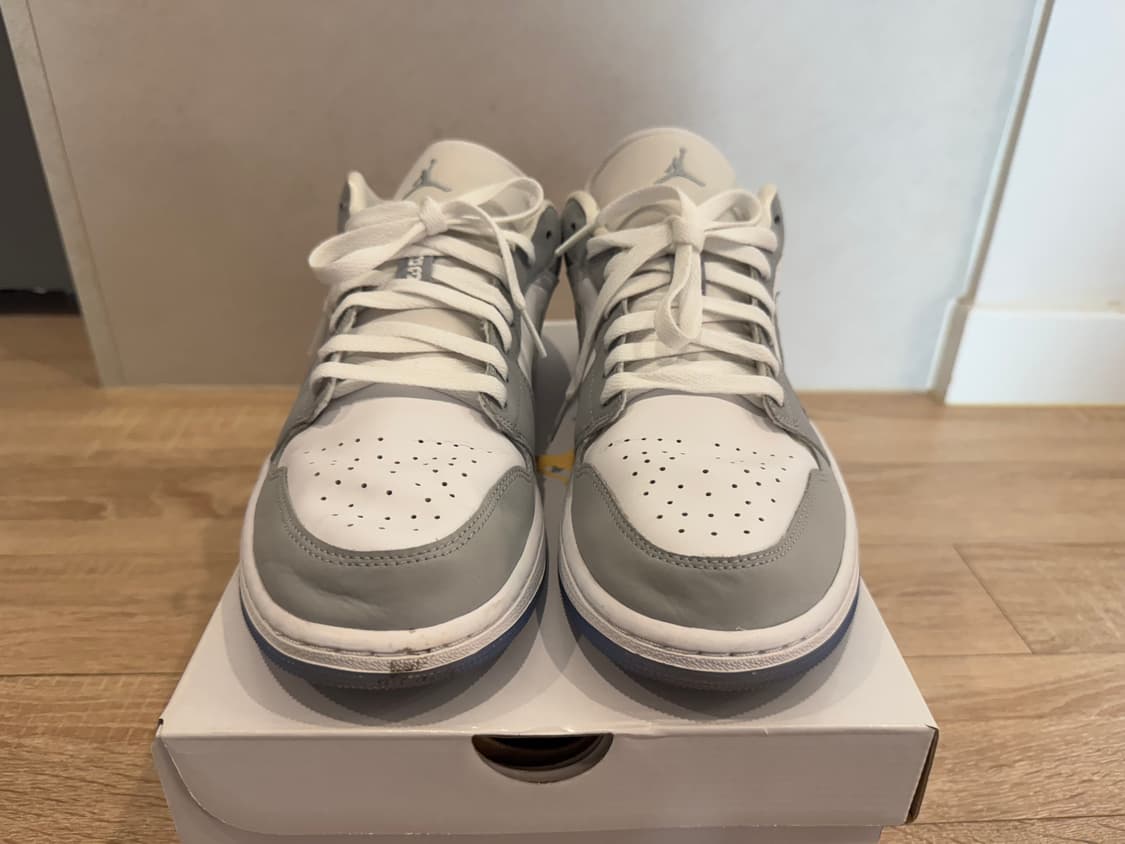 [W285] 조던 1 로우 화이트 울프 그레이 상품이미지6