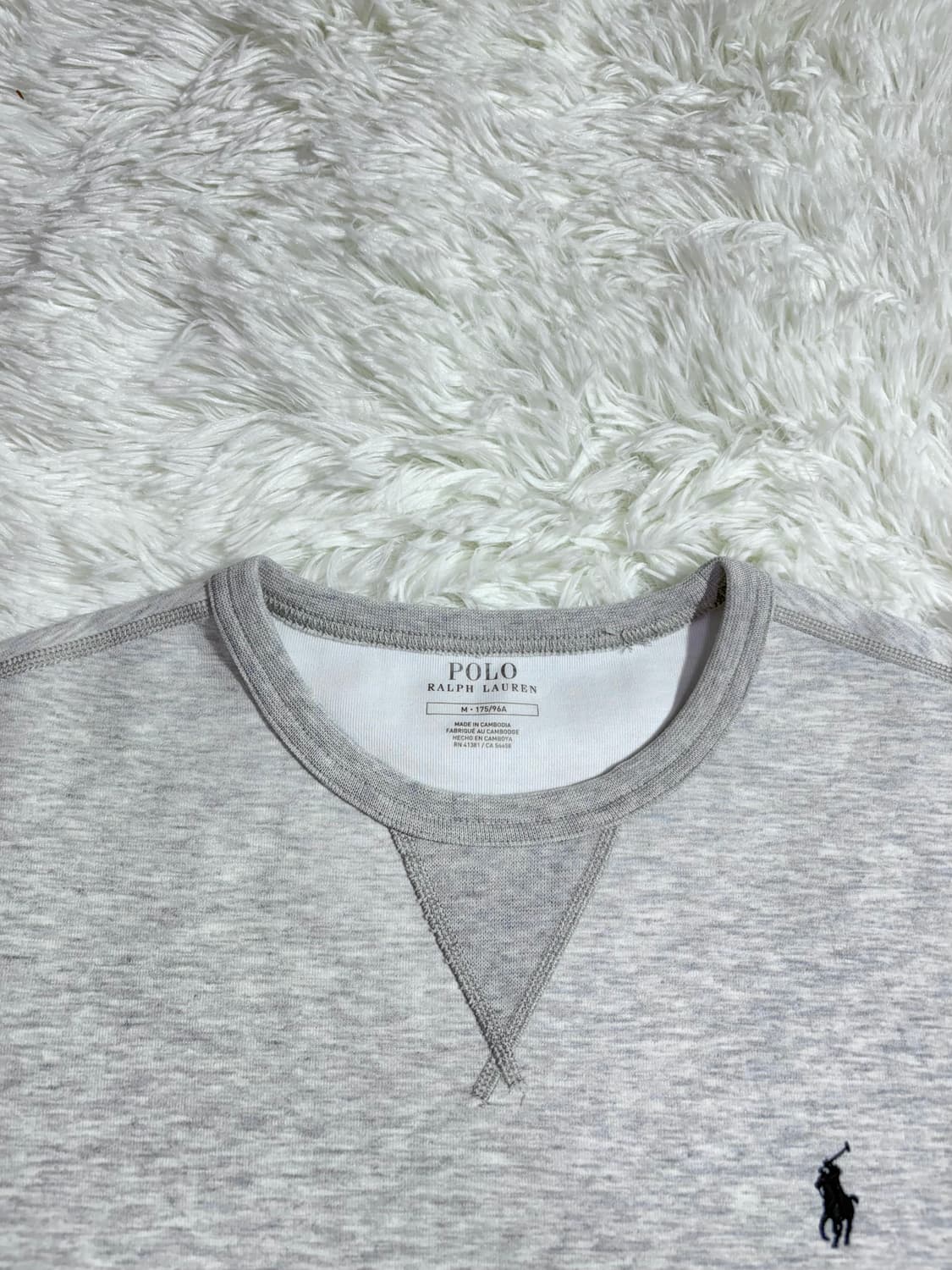 폴로 랄프로렌 라이트그레이 포니 맨투맨  상품이미지5