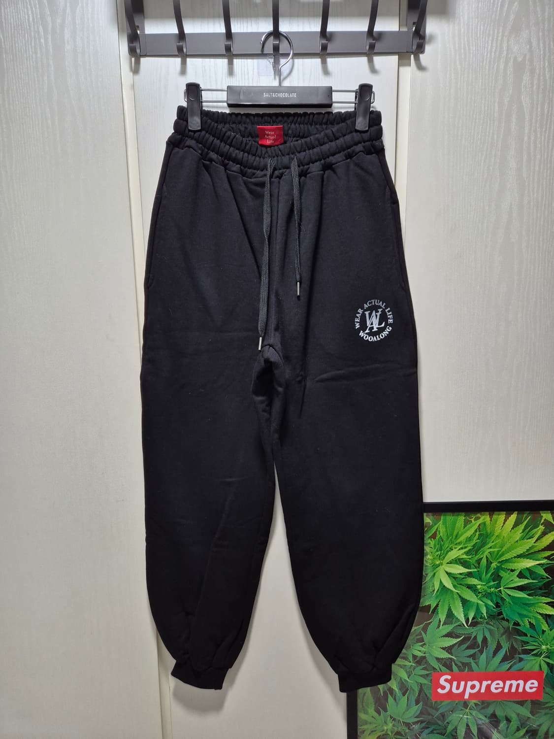 (타임세일)(새상품)우알롱 트레이닝 셋업 블랙 상품이미지9