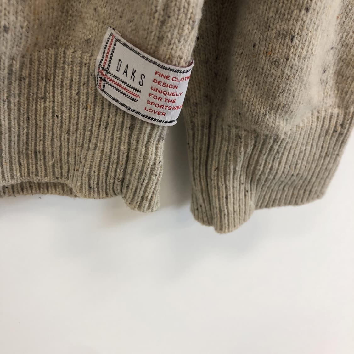 닥스 프리미엄 이태리원단 울 실크 하프집업 105  상품이미지4