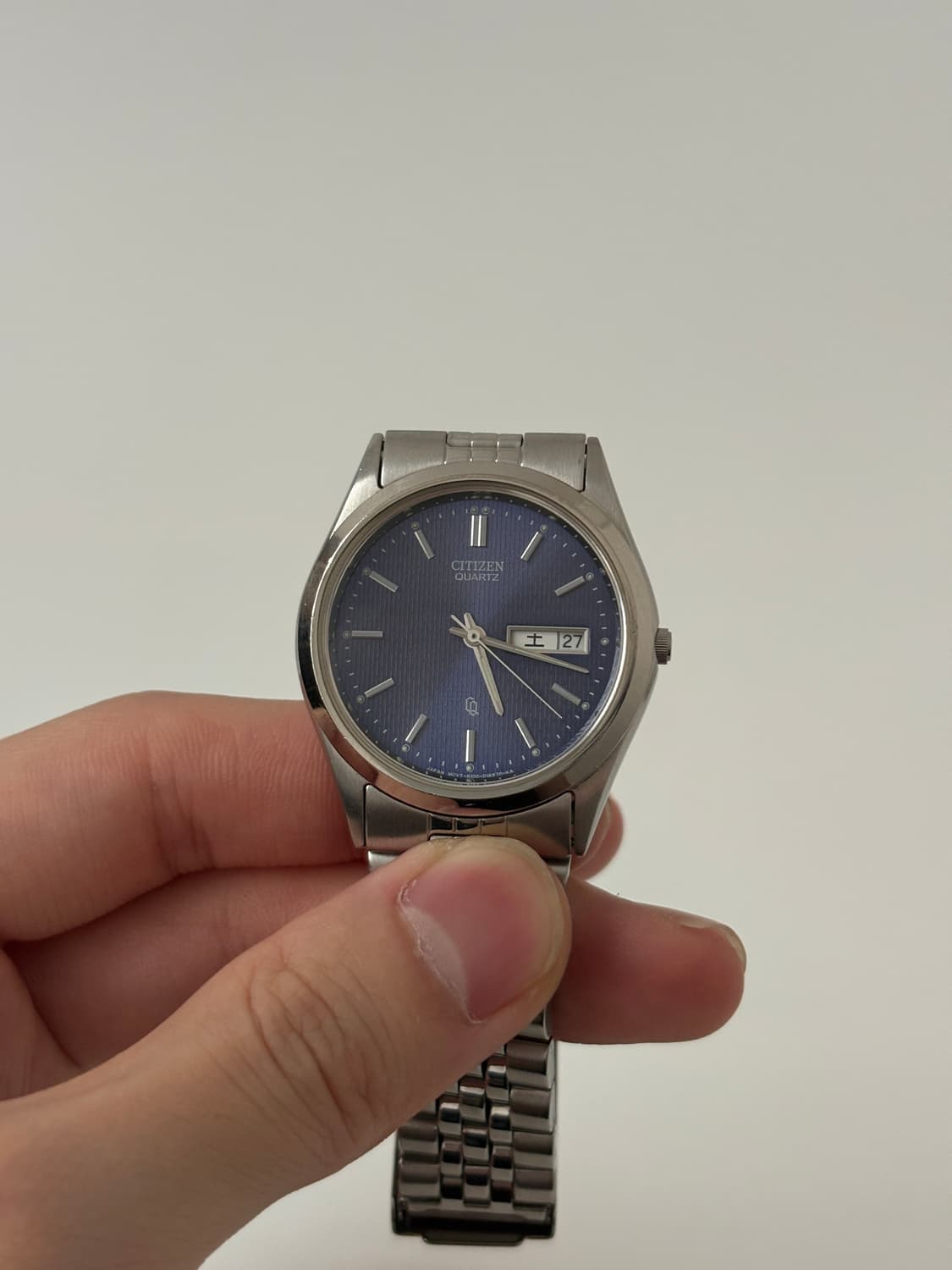 1980s CQ Purple Dial Silver Quartz 상품이미지2