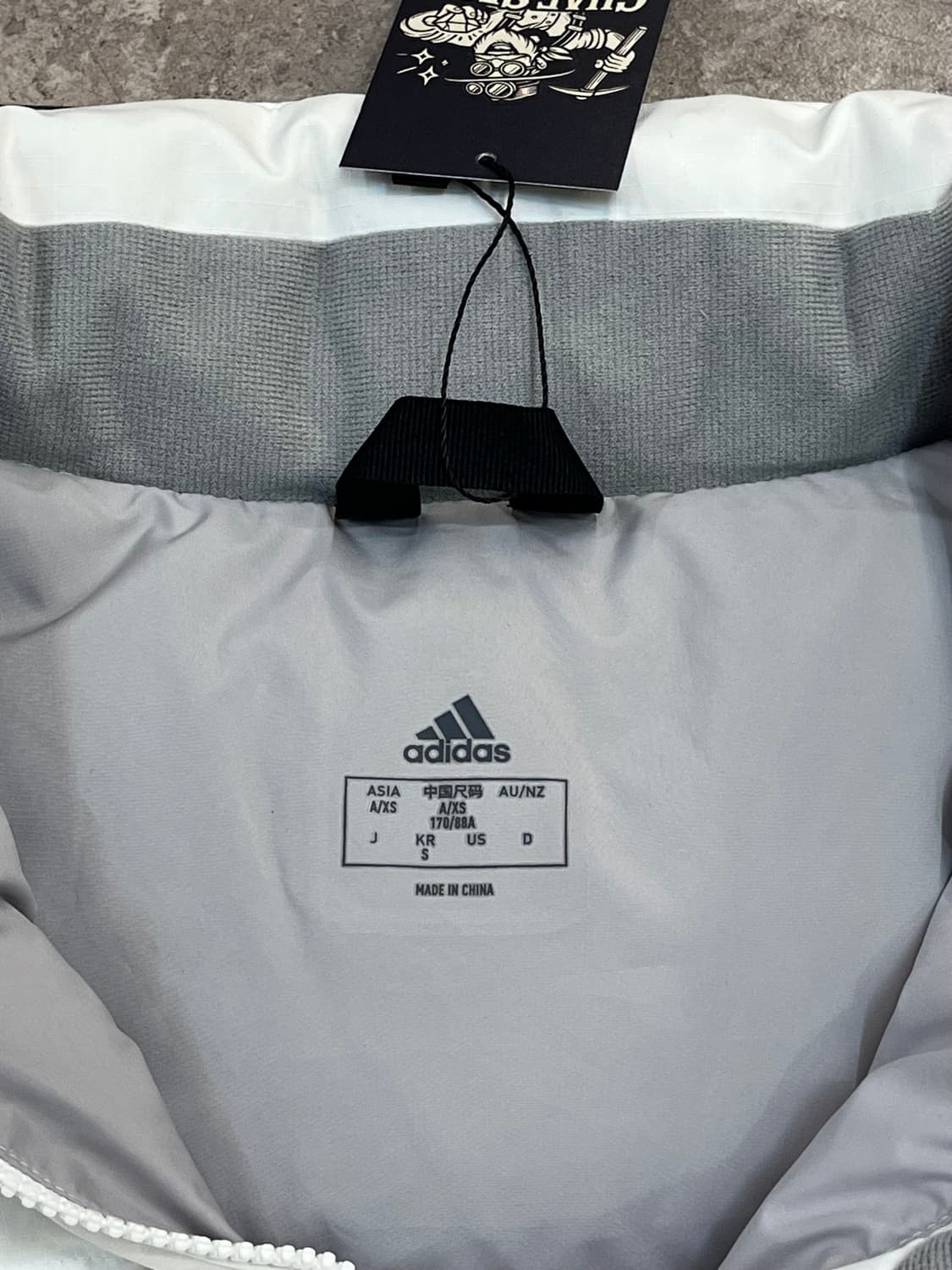 아디다스 덕 다운 베스트 화이트 S #csz2312 상품이미지5