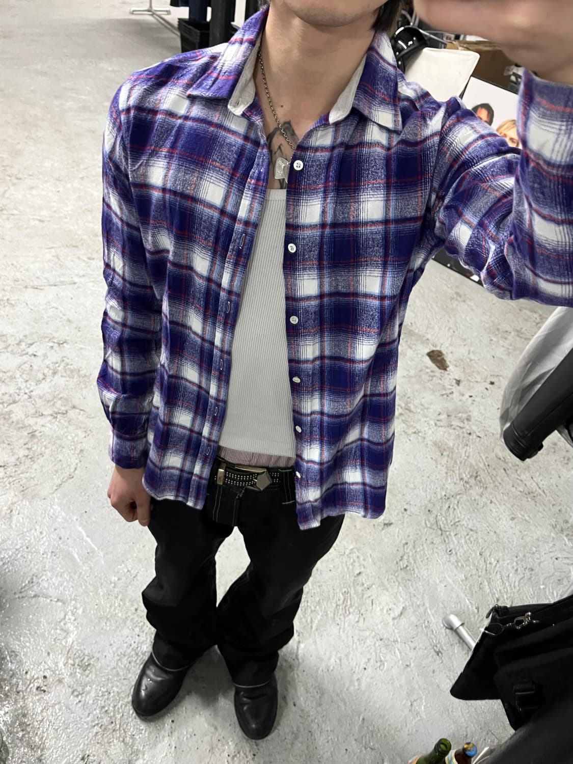 SHIPS check shirt 상품이미지3