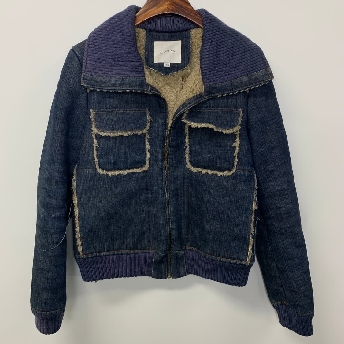 Vintage 빈티지 양털 데님 자켓 상품이미지2