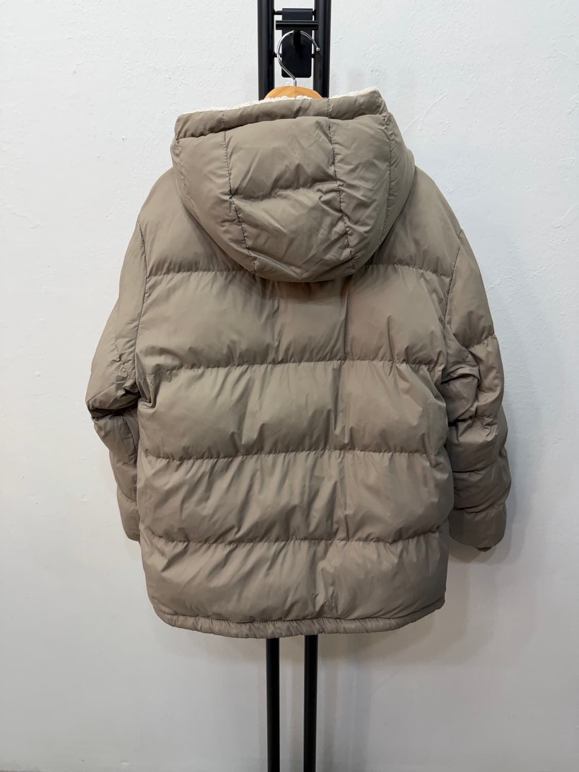 정품) 몽벨 25ss 여성 후리스 리버시블 패딩 M 상품이미지4