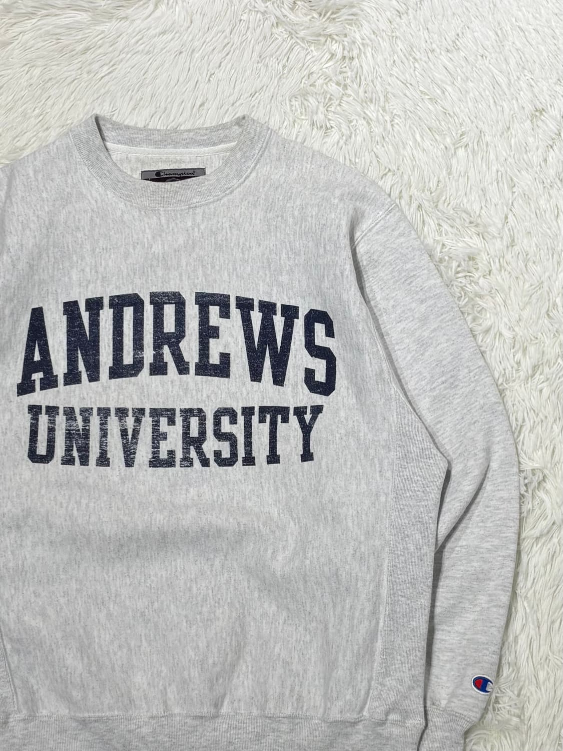 챔피언 00‘s 앤드류스 유니버시티 리버스위브 맨투맨 상품이미지5