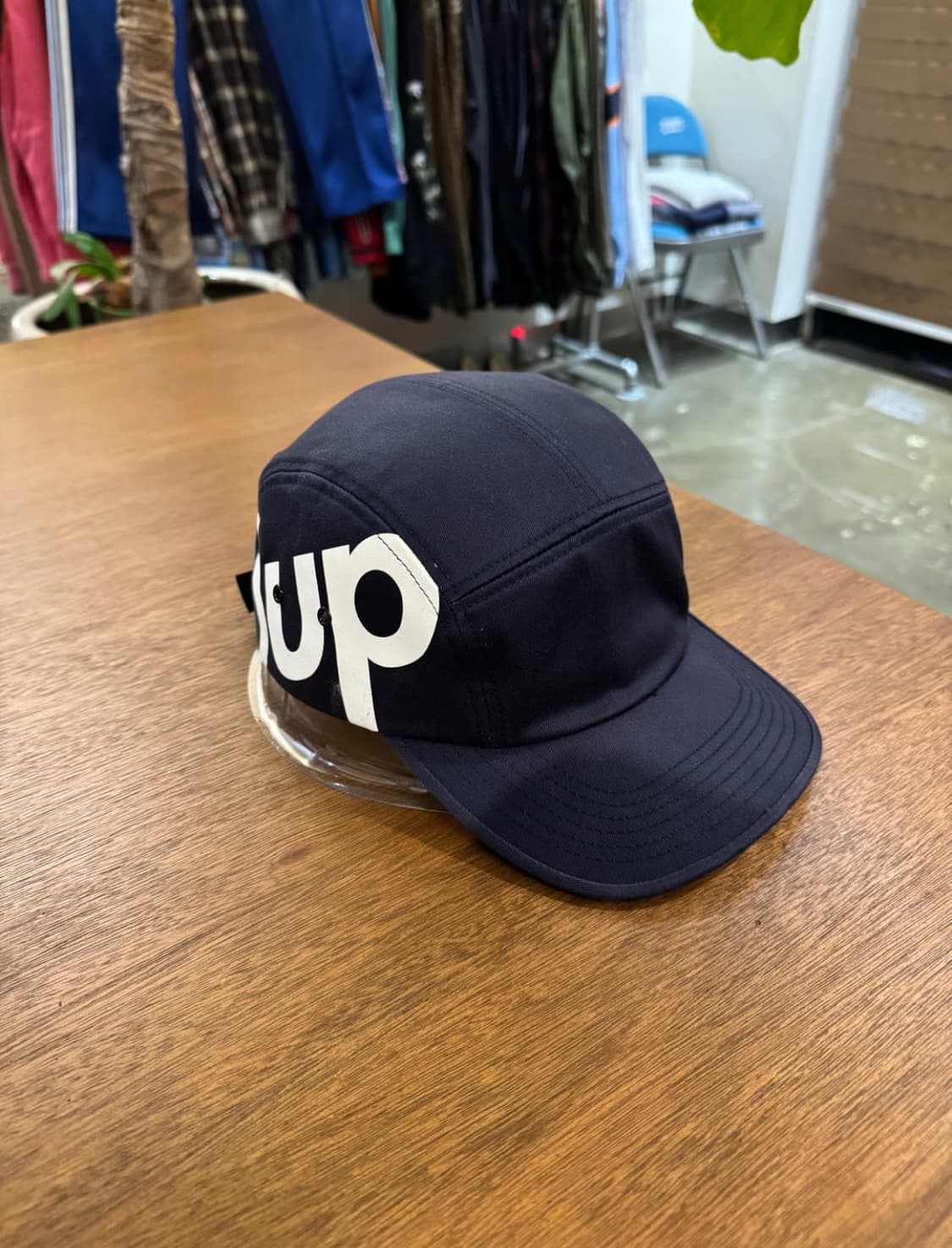 슈프림 Supreme SUP 캠프캡 네이비 상품이미지2