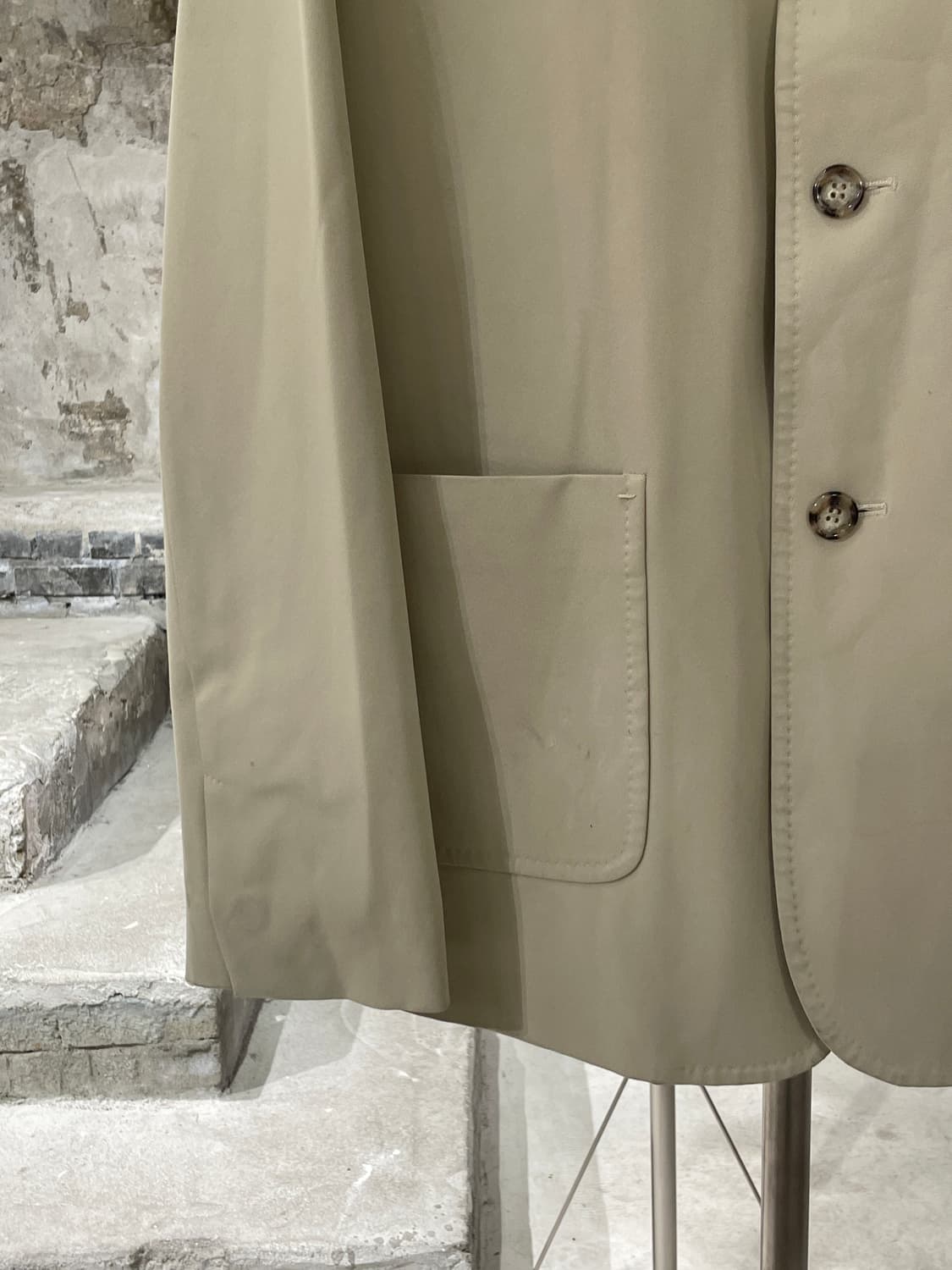 프라다 베이지 멀티 포켓 3B 폴리에스터 블레이저 상품이미지4