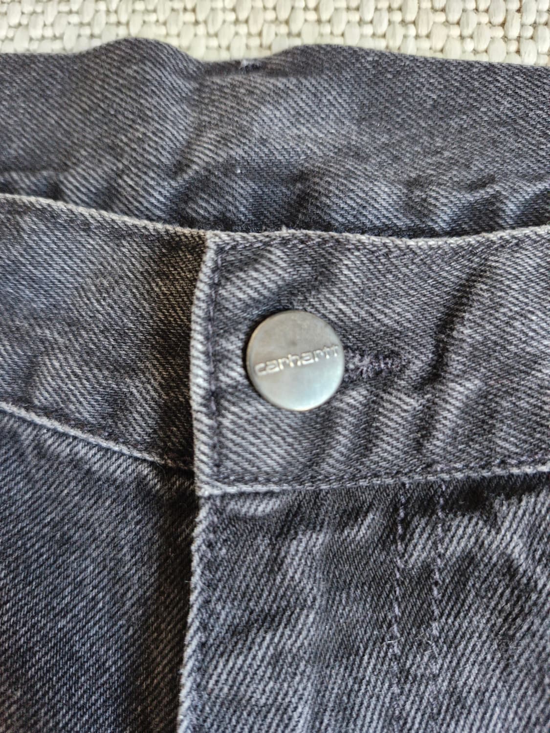 칼하트 WIP 로버트슨 랜든 블랙 스톤워싱 진 32 상품이미지6