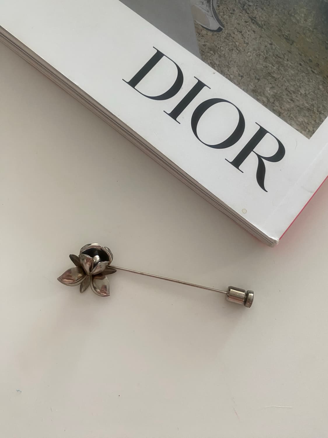 유럽 수입 빈티지 플라워 브로치 상품이미지2