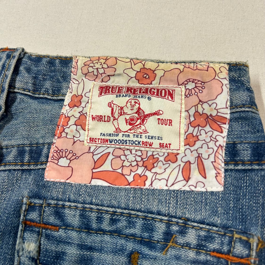 28inch) 트루릴리전 패치워크 부츠컷 데님 청바지 상품이미지3