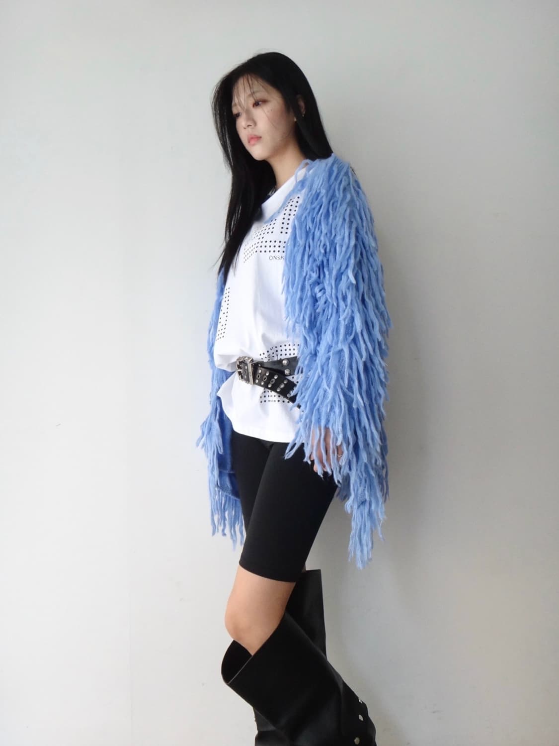 Bubble tassel trimming cardigan  상품이미지1