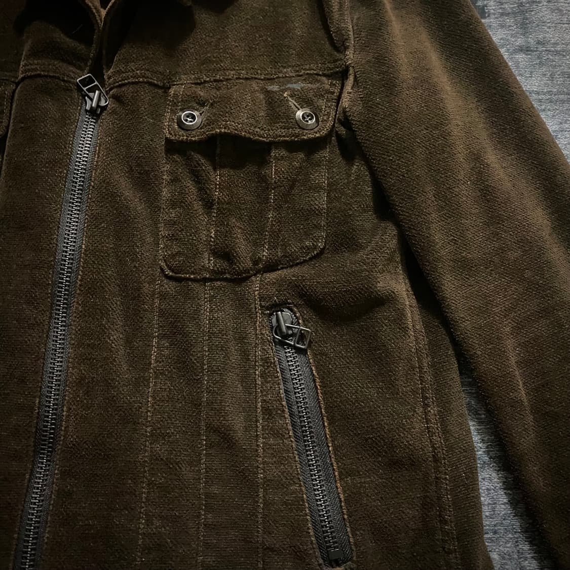 Y2K  Brown Suede Jacket 상품이미지2