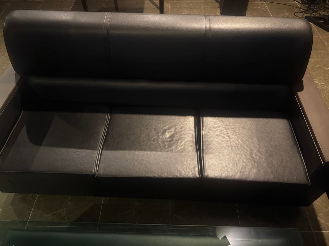 [중고] 3인용소파 2개 + 소파테이블 상품이미지3