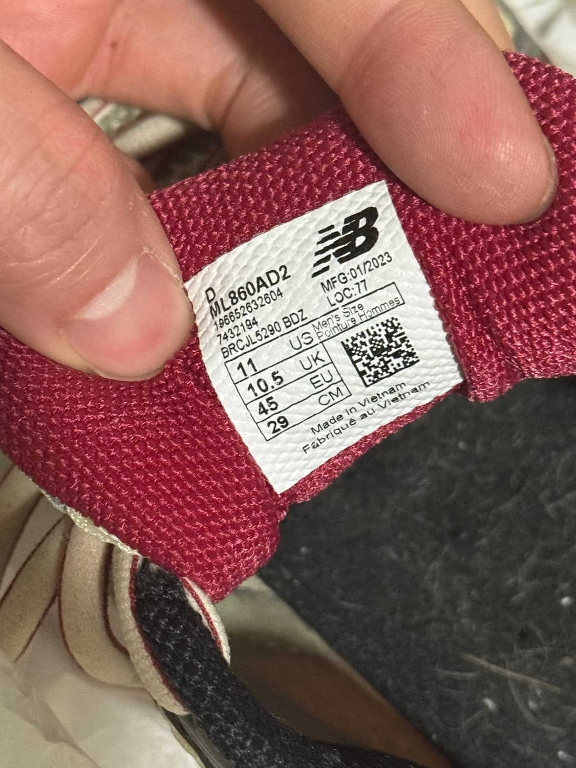 (290)뉴발란스 x 에메 레온 도르 860v2 레드 상품이미지5