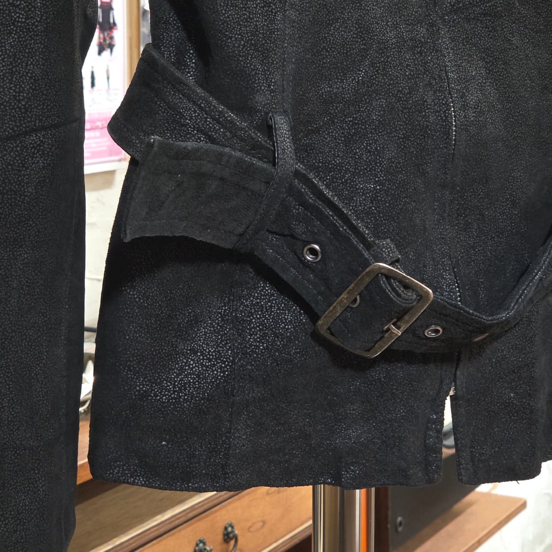 JPN 오조크 돈피 스웨이드 벨티드 자켓 상품이미지3