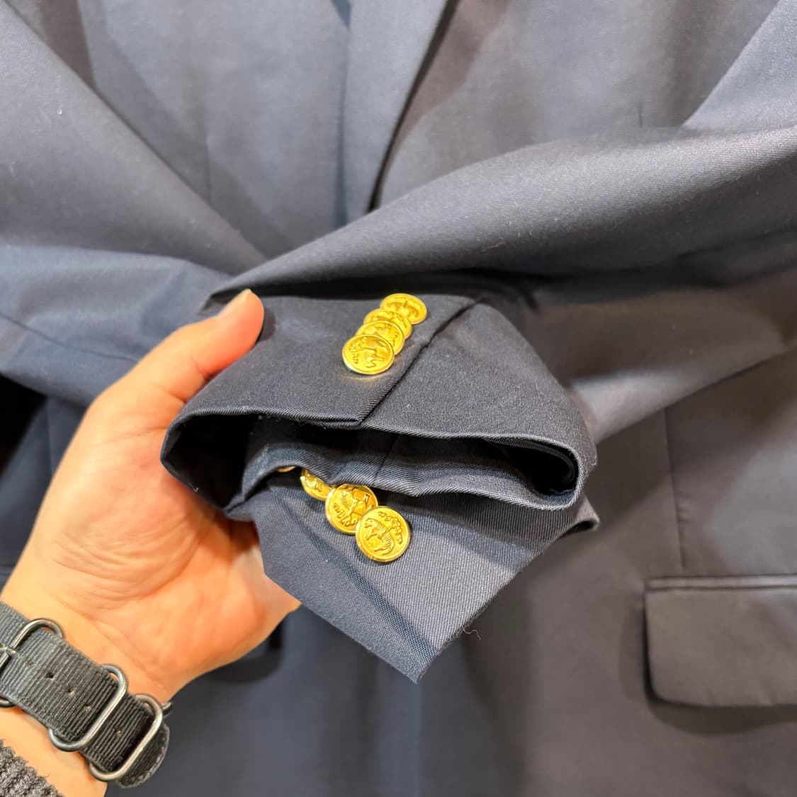 [39R] BROOKS BROTHERS 브룩스 브라더스 금장 블레이저  상품이미지3