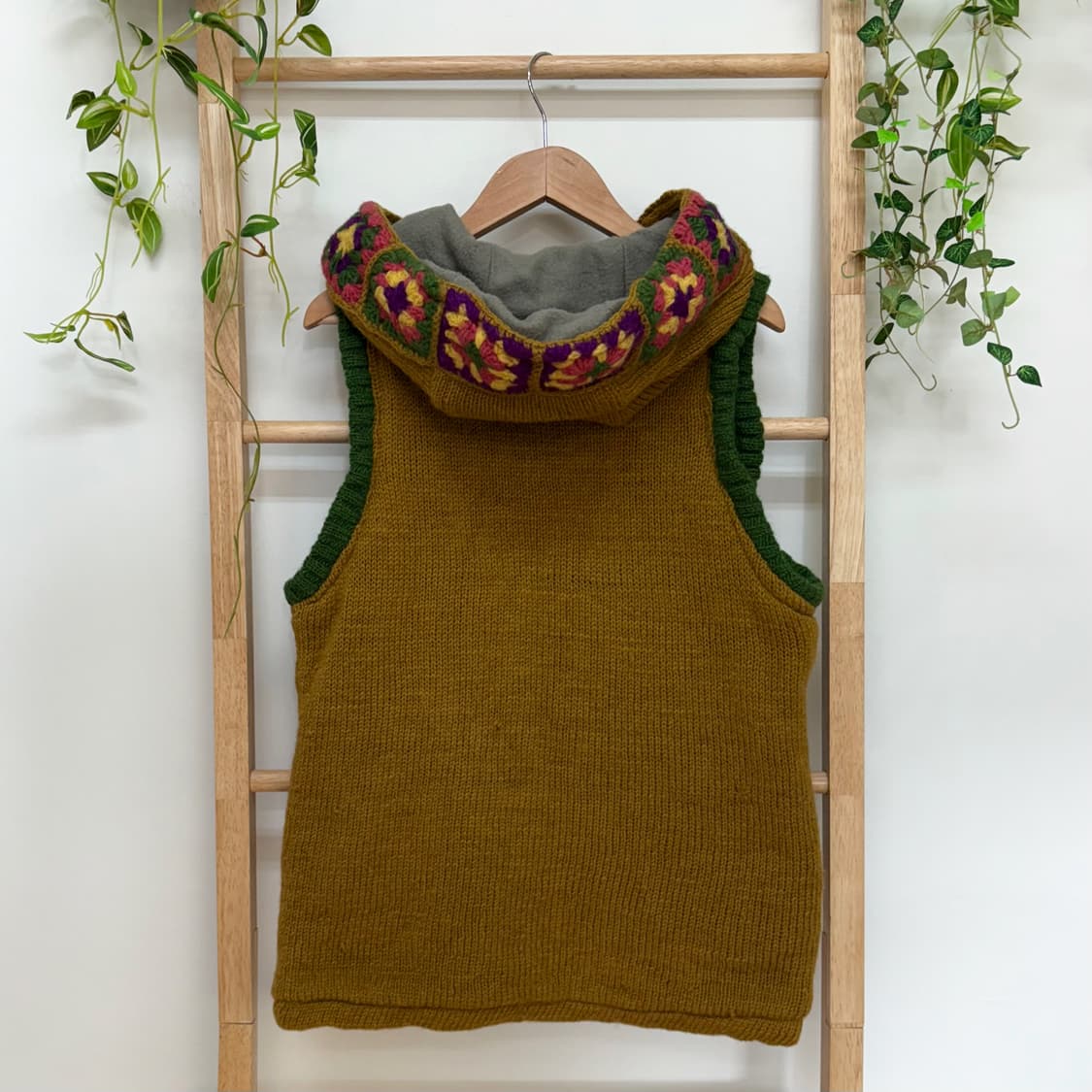 TITICACA 티티카카/ 모티브후드집업베스트 집업베스트 크로셰베스트 상품이미지4