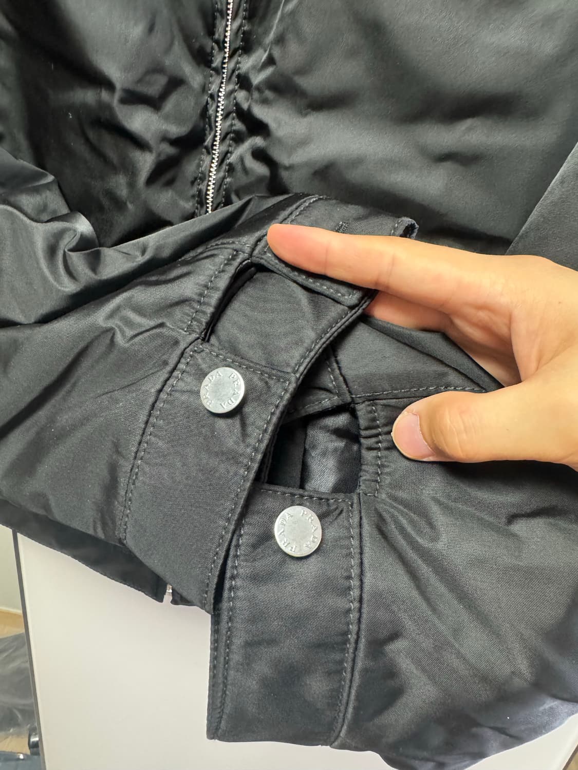프라다 PRADA SGC280 블루종 자켓 XL 상품이미지5