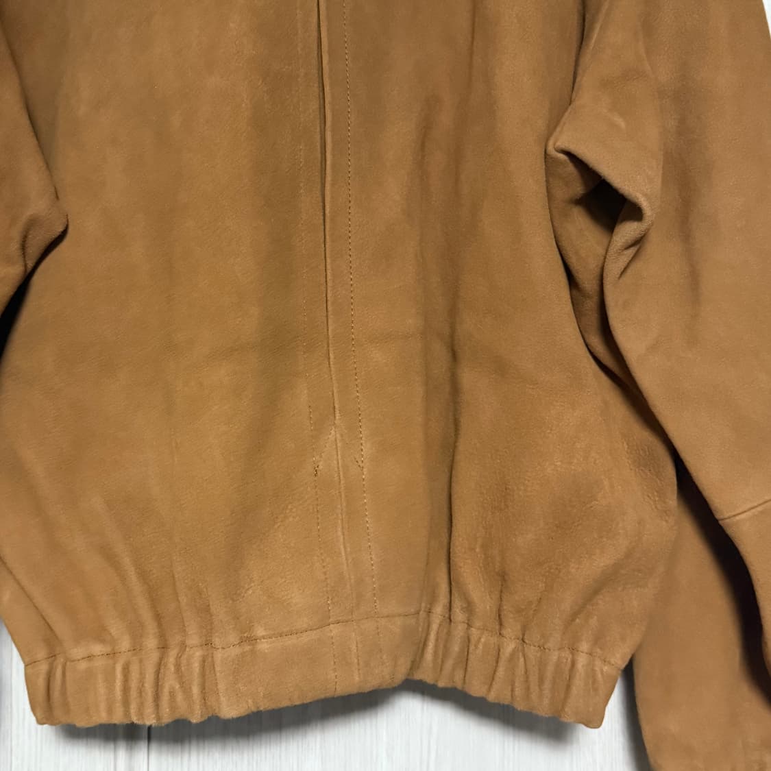 [4] 오라리 램 스웨이드 블루종 새상품 상품이미지5